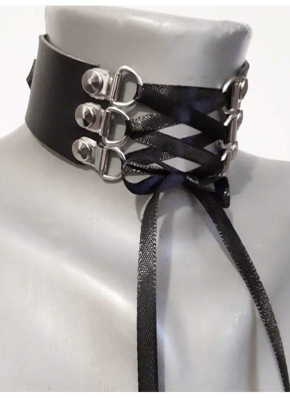 CHOKER DIN PIELE C24